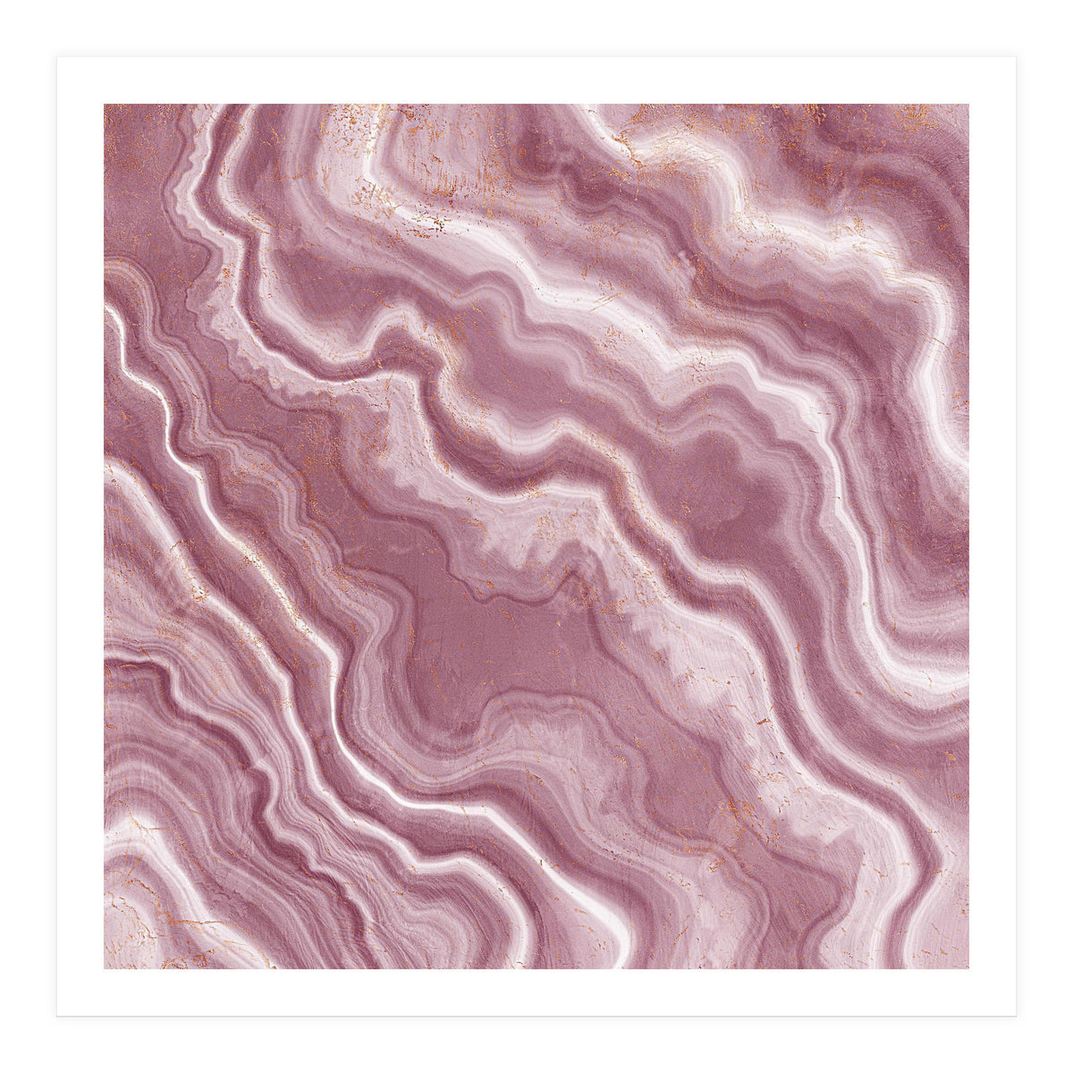 Pink Agate Texture 06  (Print Only)