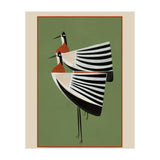 Striped Bird Pair (Print Only) thumbnail