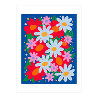 Bold Colourful Flowers (Print Only)