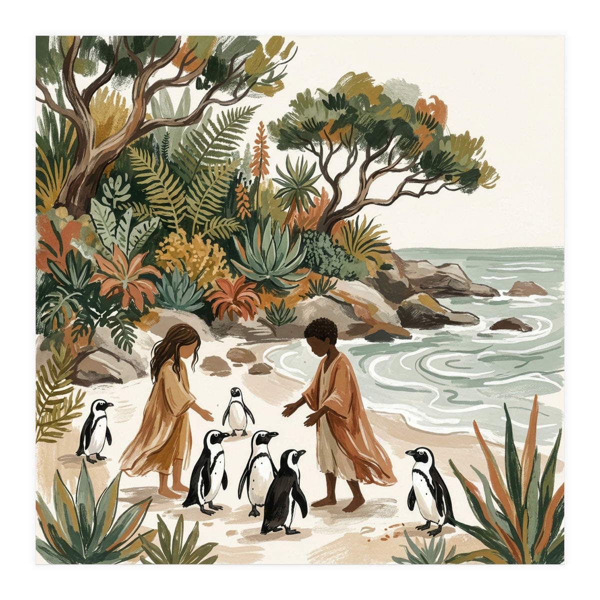 Oceanic Wildlife Friends (Print Only)