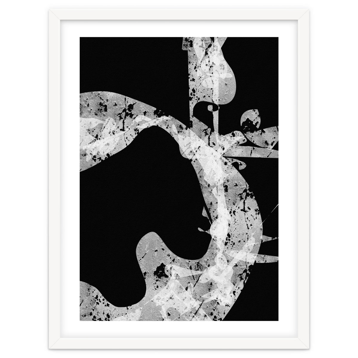 Black and White Abstract