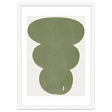 GREEN WATERCOLOR SHAPES NO.4 thumbnail
