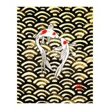 2 Koi In Wood (Print Only) thumbnail