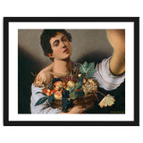 Boy With A Basket Of Fruit - Caravaggio - Selfie thumbnail