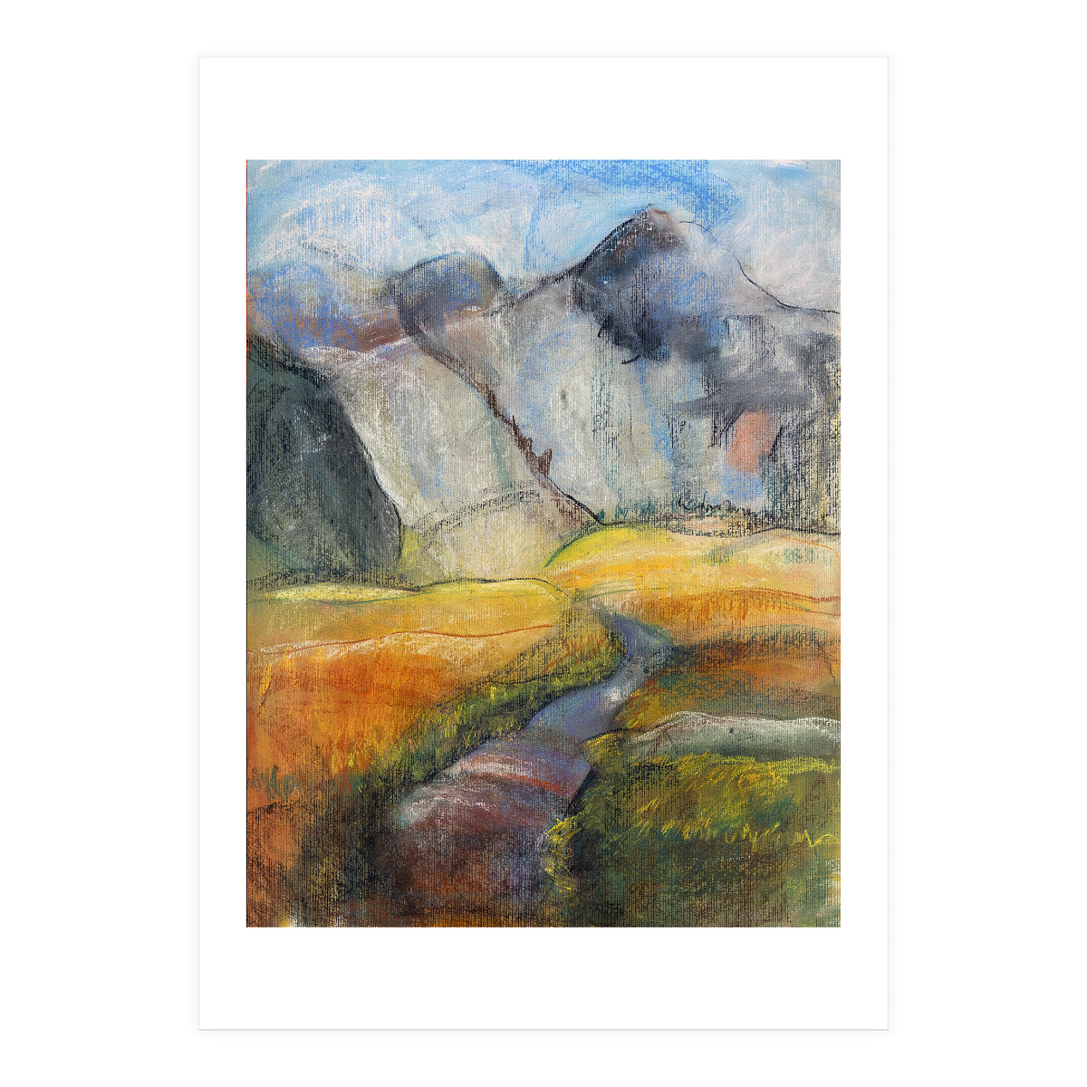 Yosemite Mountain Cliffs (Print Only)