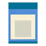 JOSEF ALBERS - HOMAGE TO THE SQUARE: BLUE WHITE GREY (Print Only) thumbnail