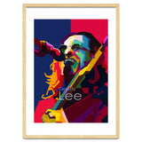 Geddy Lee RUSH Singer Pop Art WPAP thumbnail