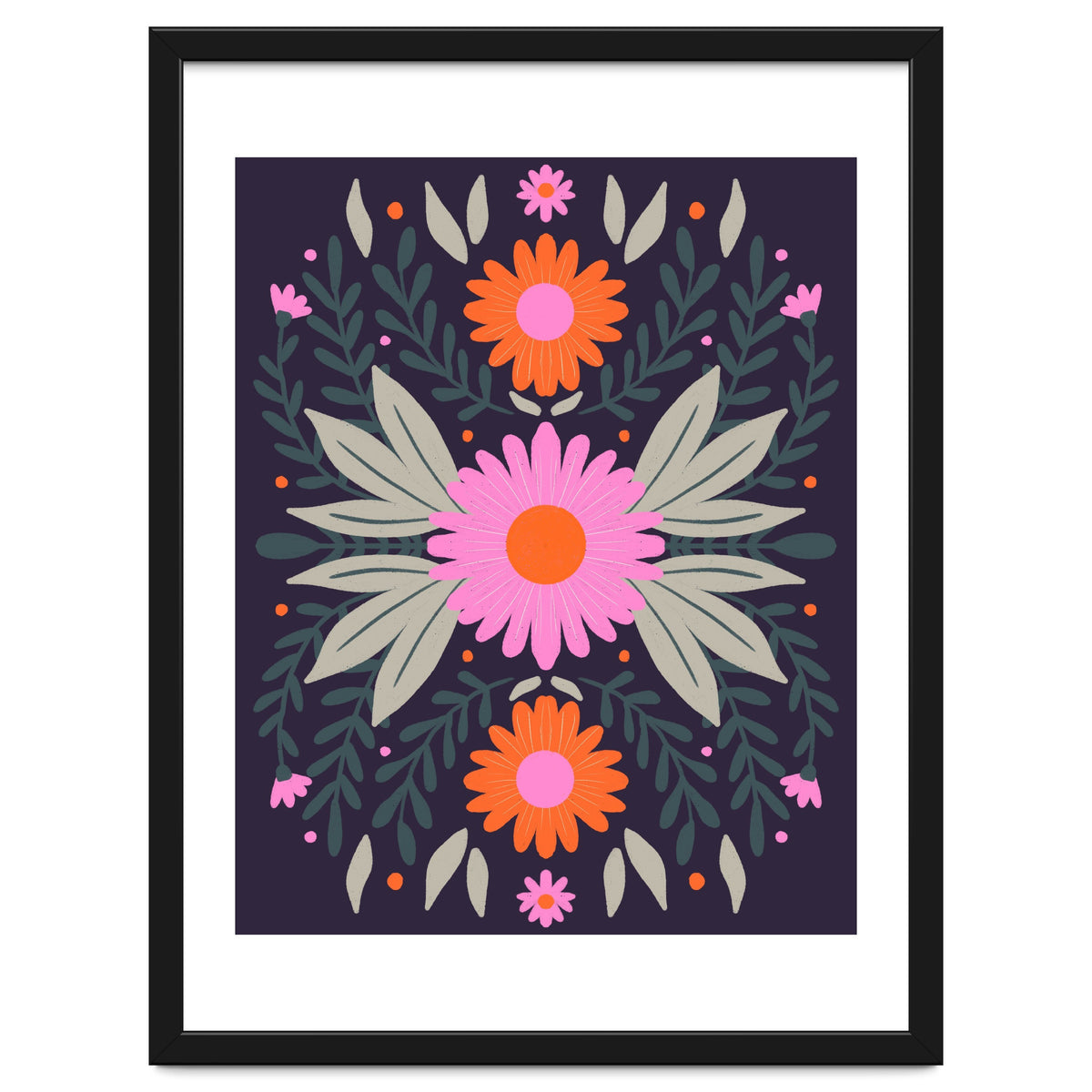 Pink And Orange Flowers