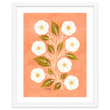 Peach, Ochre And Ivory Floral thumbnail