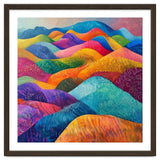Vibrant Rainbow Rolling Hills Landscape thumbnail