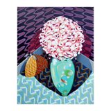 A moth behind the flowers (Print Only) thumbnail