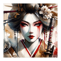 Katana Bloom Modern Geisha (Print Only)