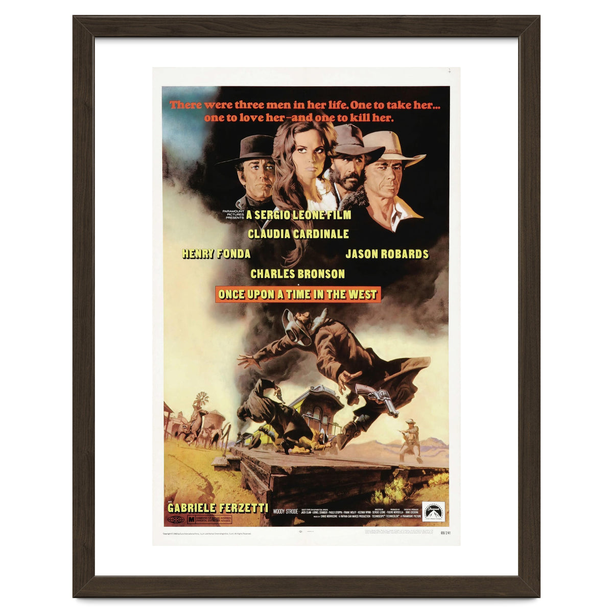 ONCE UPON A TIME IN THE WEST (1968), directed by SERGIO LEONE.