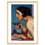 THE WOMAN OF THE GUN 1925-POSTER FOR THE SPANISH UNION OF EXPLOSIVES. thumbnail