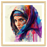 Vivid Veil Side Portrait