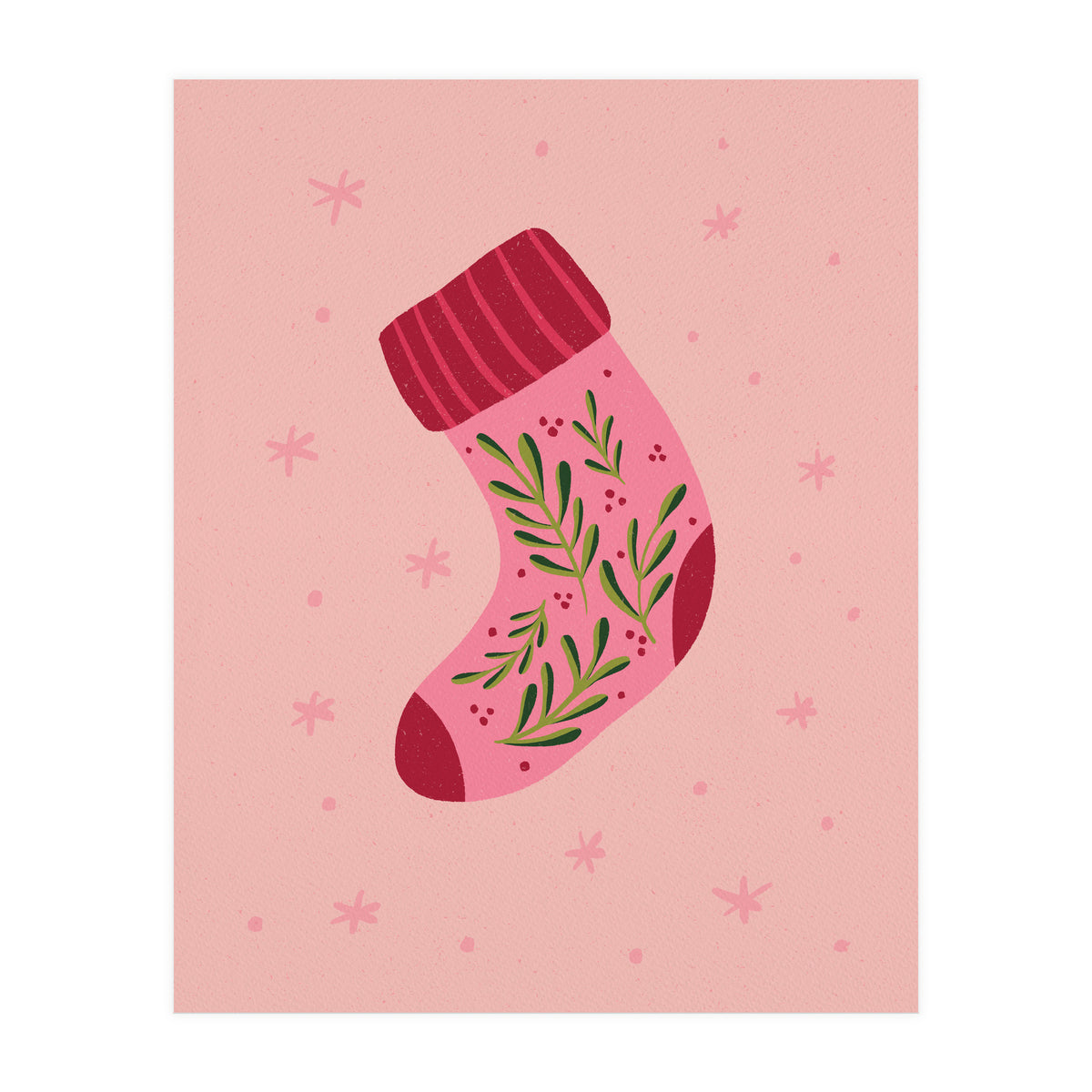 Christmas Sock (Print Only)