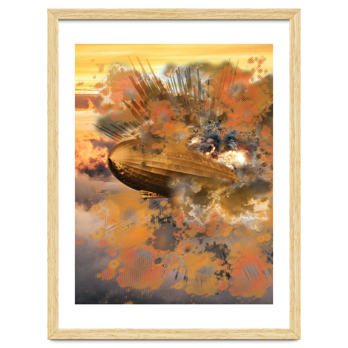 Zeppelin Balloon Explosion