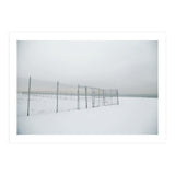 Fence in the Winter seascape (Print Only) thumbnail