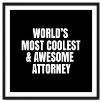 World's most coolest and awesome attorney