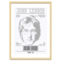 Receipt Art John Lennon