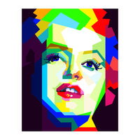 Marilyn Monroe Colorful Illustration Pop Art WPAP (Print Only)