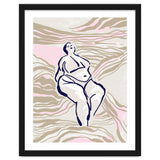Follow the lines Serene woman in the water thumbnail