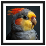 Cockatiel Parrot Closeup Vibrant Feather thumbnail