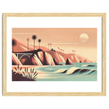 Vintage California, Coastline Poster thumbnail
