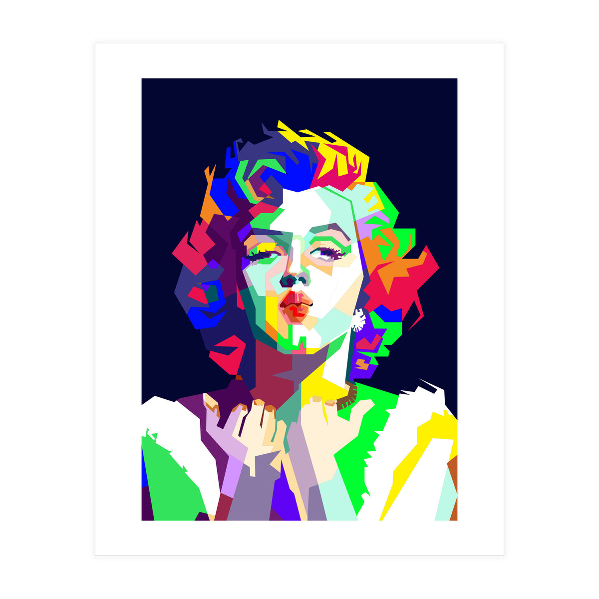 Marilyn Monroe Famous Actress Pop Art  (Print Only)