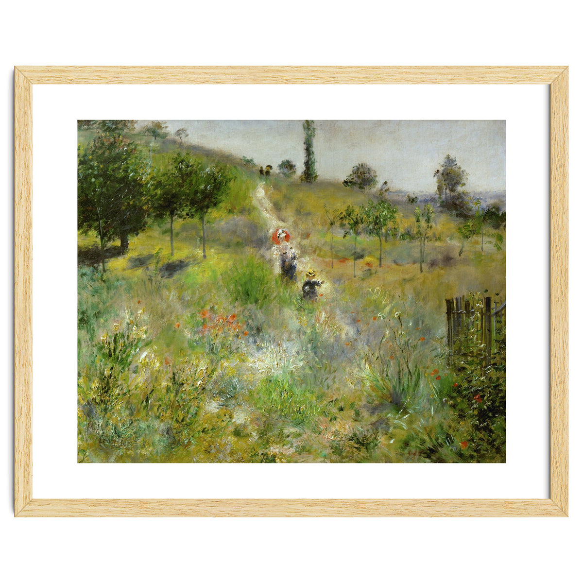 Chemin montant dans les hautes herbes. Oil on canvas (around 1875) 60 x 74 cm R. F. 2581.