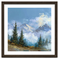 Majestic Snow-Capped Alpine Peaks