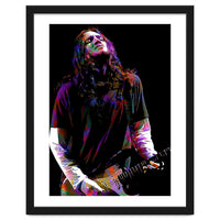John Frusciante American Musician Guitarist Colorful