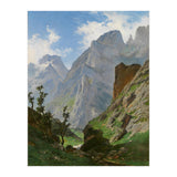 Carlos de Haes / 'Mancorbo Canal in Picos de Europa', 1876, Spanish School. (Print Only) thumbnail