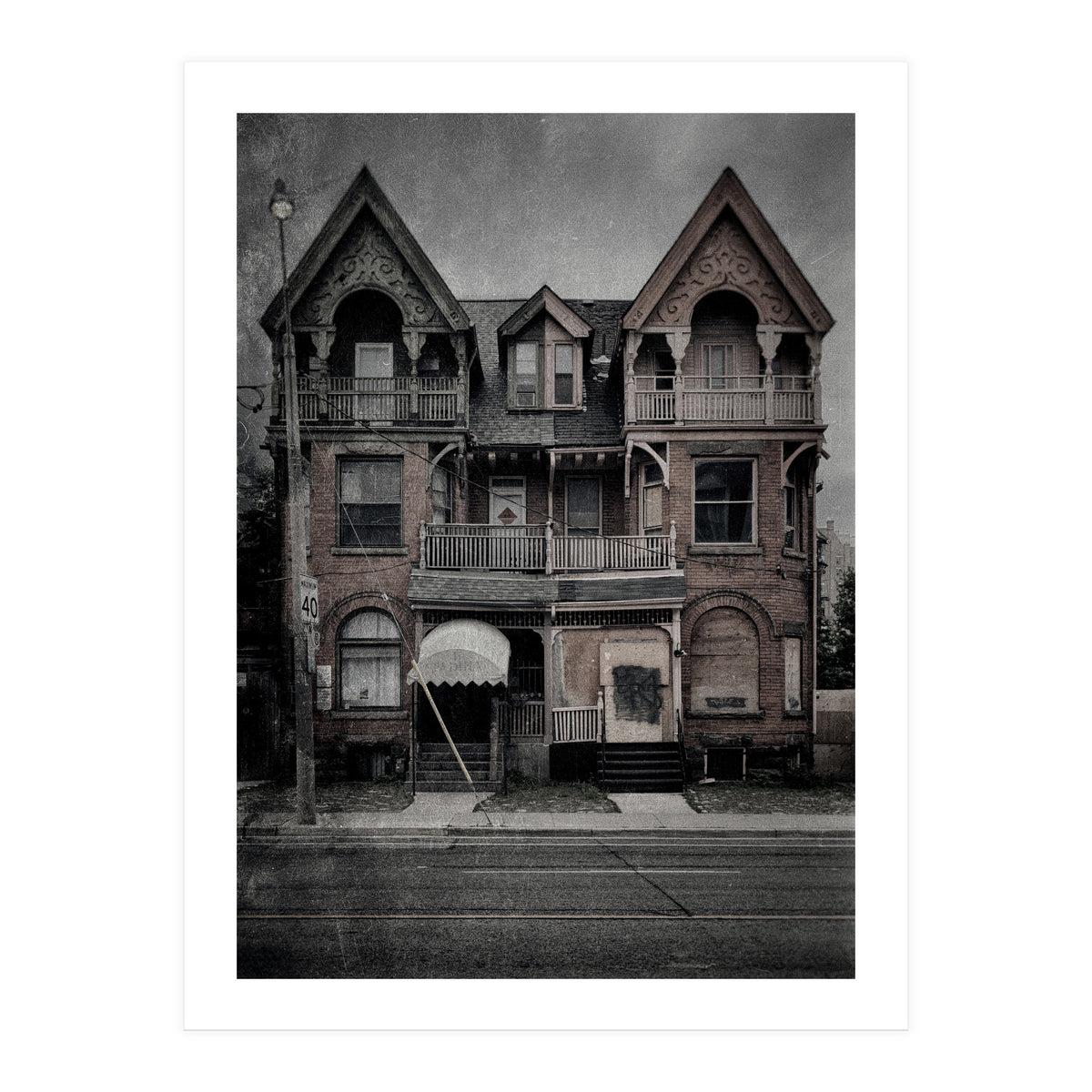 Nos 9 - 11 Spadina Road 2 Old Film Version (Print Only)