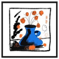 blue vase