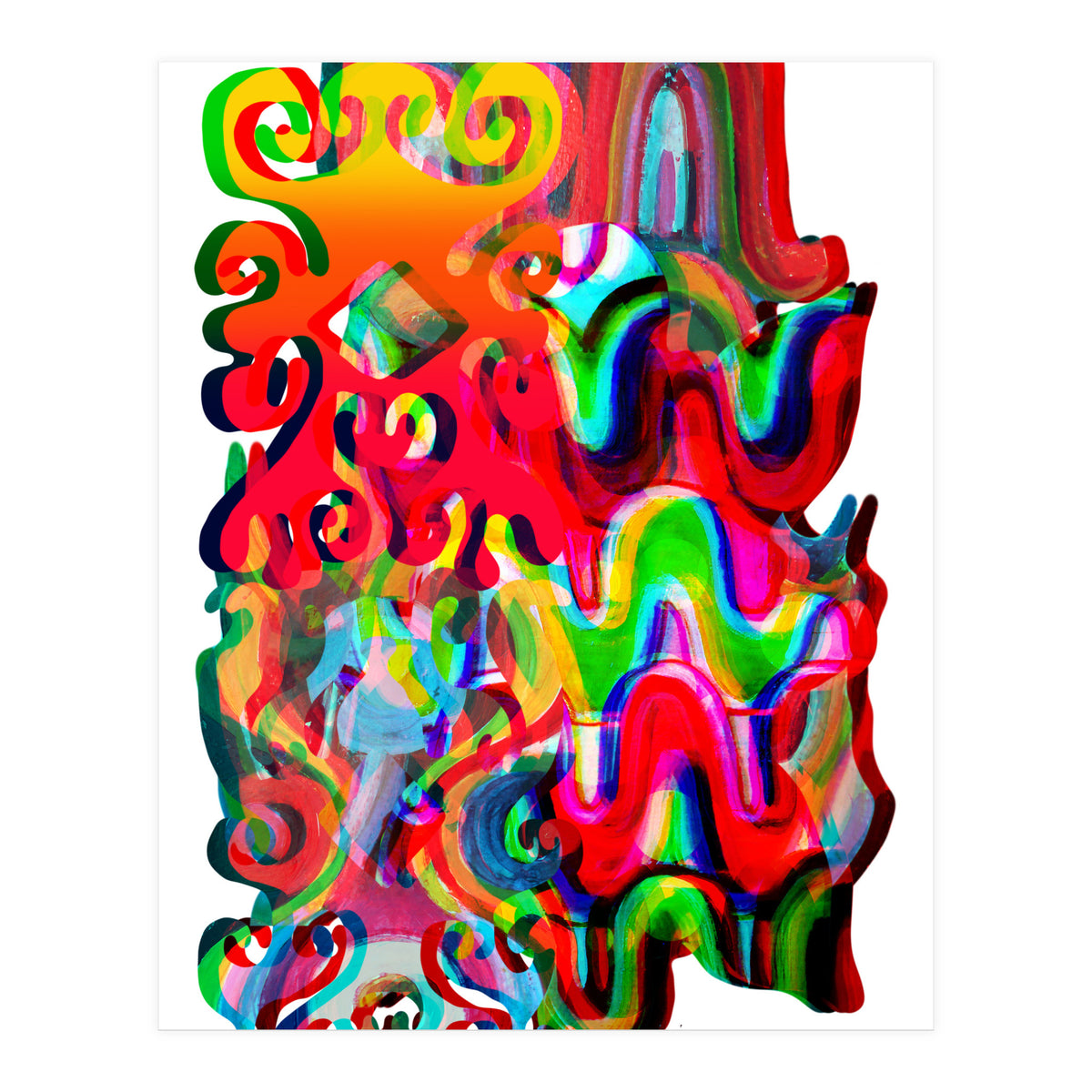 Pop Abstract Asimetrico 37 Copia (Print Only)