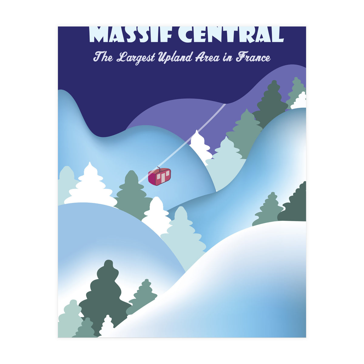 Massif Central, France (Print Only)