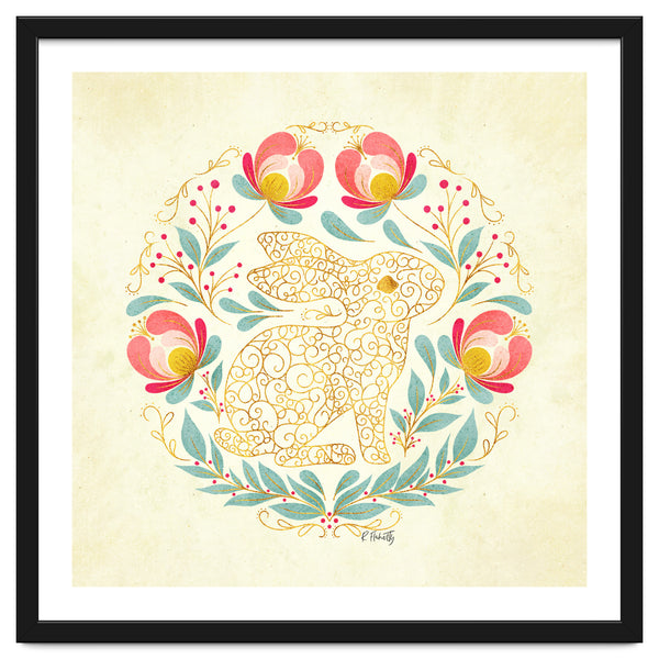 Folk Art Rabbit