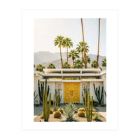 Palm Springs Mid-Century Modern Art, Desert Vibe Architecture, Retro Aesthetic Travel (Print Only)
