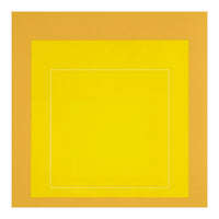JOSEF ALBERS - HOMAGE TO THE SQUARE YELLOW   (Print Only)