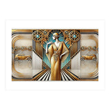 Gatsby Woman Art Deco Scene (Print Only) thumbnail