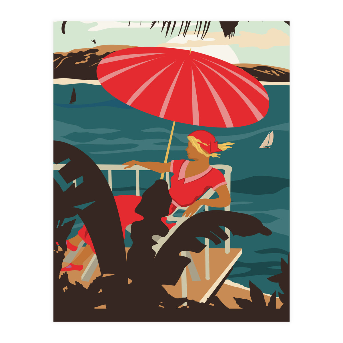 Vacation On a Sea (Print Only)
