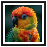 Sun Conure Parrot Close Up Eye thumbnail