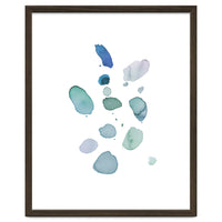 Watercolor Aqua Abstract Spots I