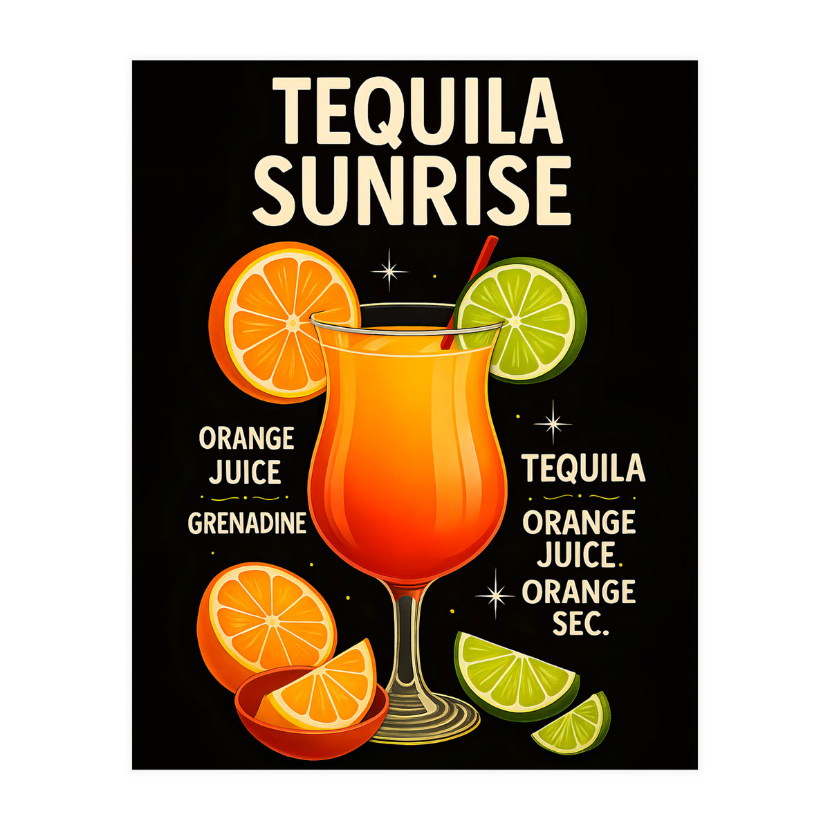 Tequila Sunrise (Print Only)