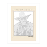 Portrait of Patience Escalier (1888) - Vincent van Gogh(ascii art)  (Print Only) thumbnail