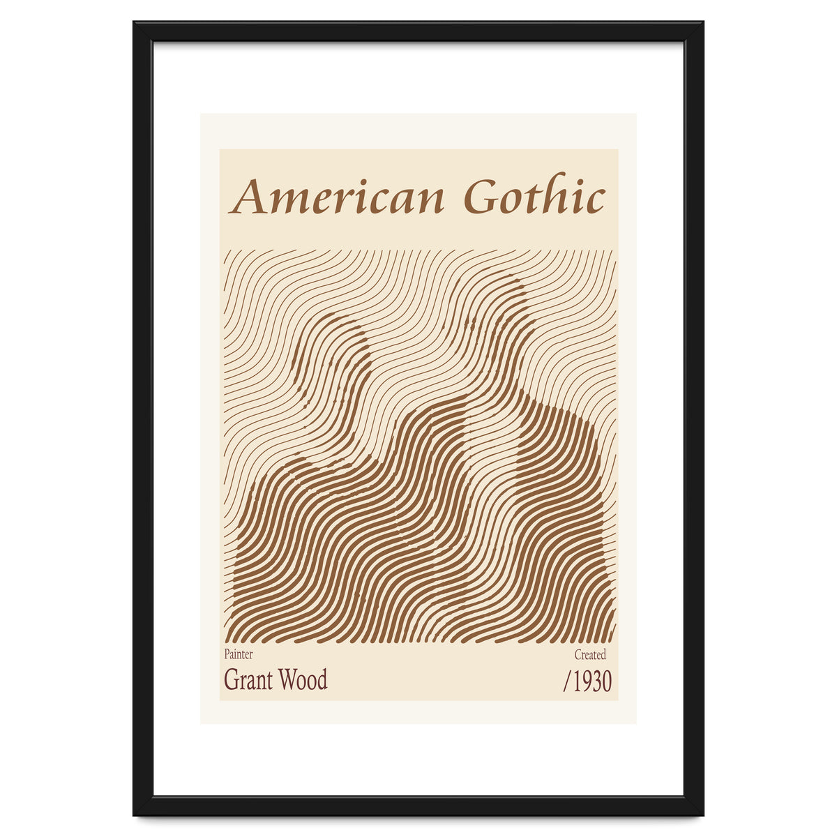 American Gothic – Grant Wood (1930)