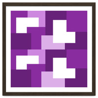 Purple Abstract Square Tiles