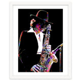 Gato Barbieri  Argentine Jazz Saxophonist Colorful Art thumbnail