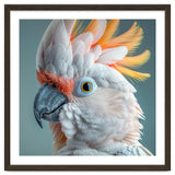 Salmon Crested Cockatoo Close Up Portrait thumbnail